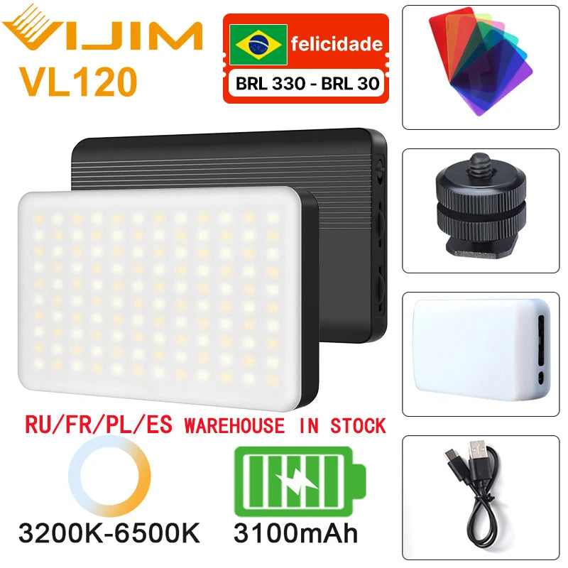 Lampe LED bicolore VIJIM VL120 et filtres – CLEVI Paris