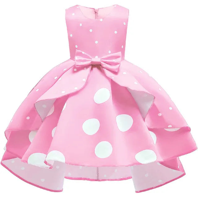 Robe cérémonie fille à motifs floraux – CLEVI Paris