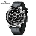 Montre Homme Quartz Chronographe Cadran Météorite Lunette Céramique Pagani Design PD-1664 – CLEVI Paris