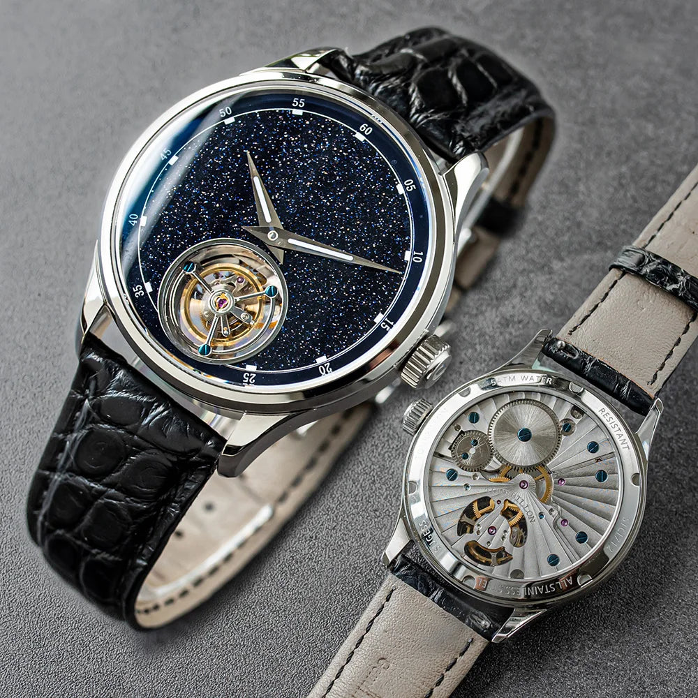 Montre Homme Tourbillon Manuel Édition Limitée Sugess S403C Seagull ST8230 – CLEVI Paris
