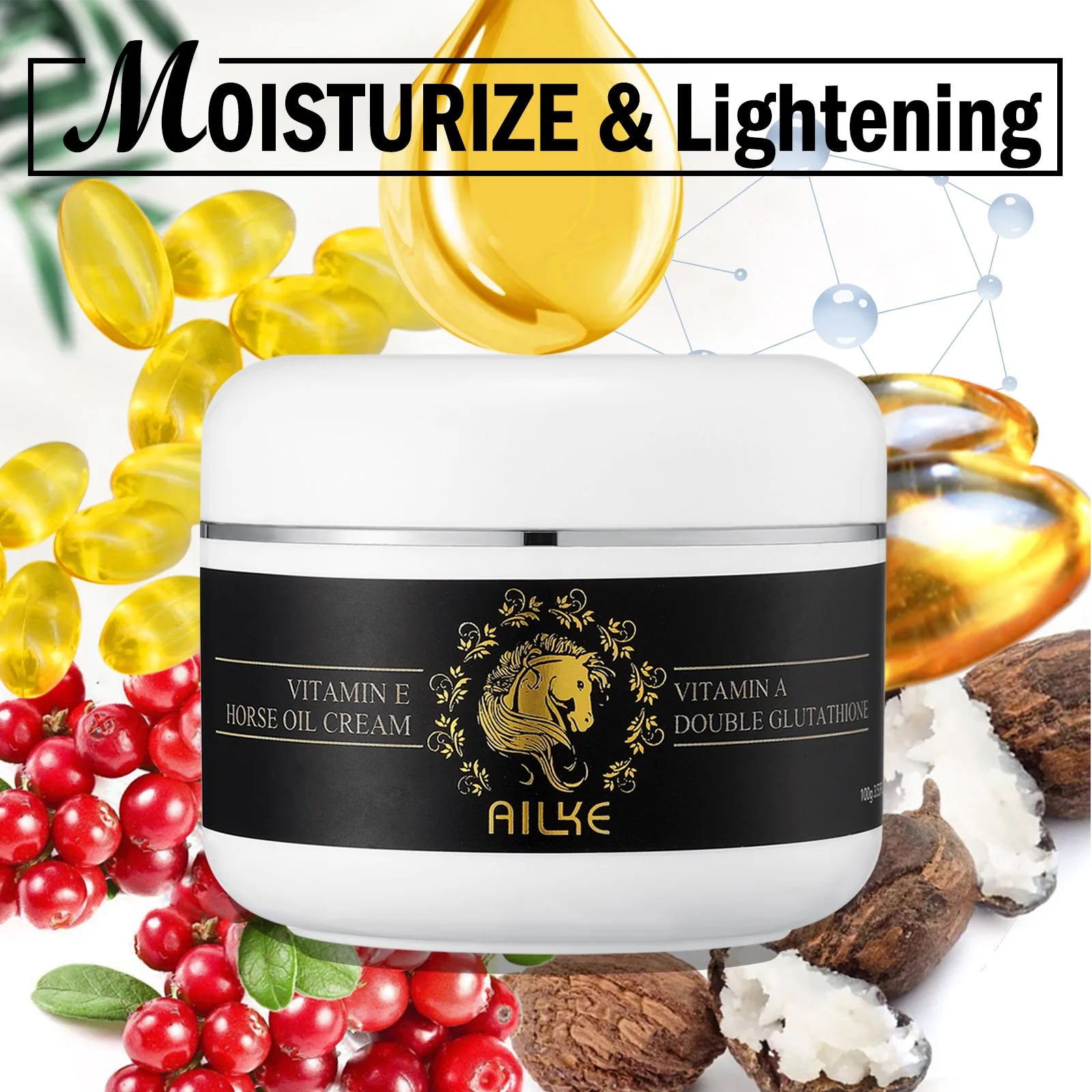 Coffret Soin Visage & Corps AILKE 5-en-1 au Collagène – Éclat, Hydratation & Teint Unifié
