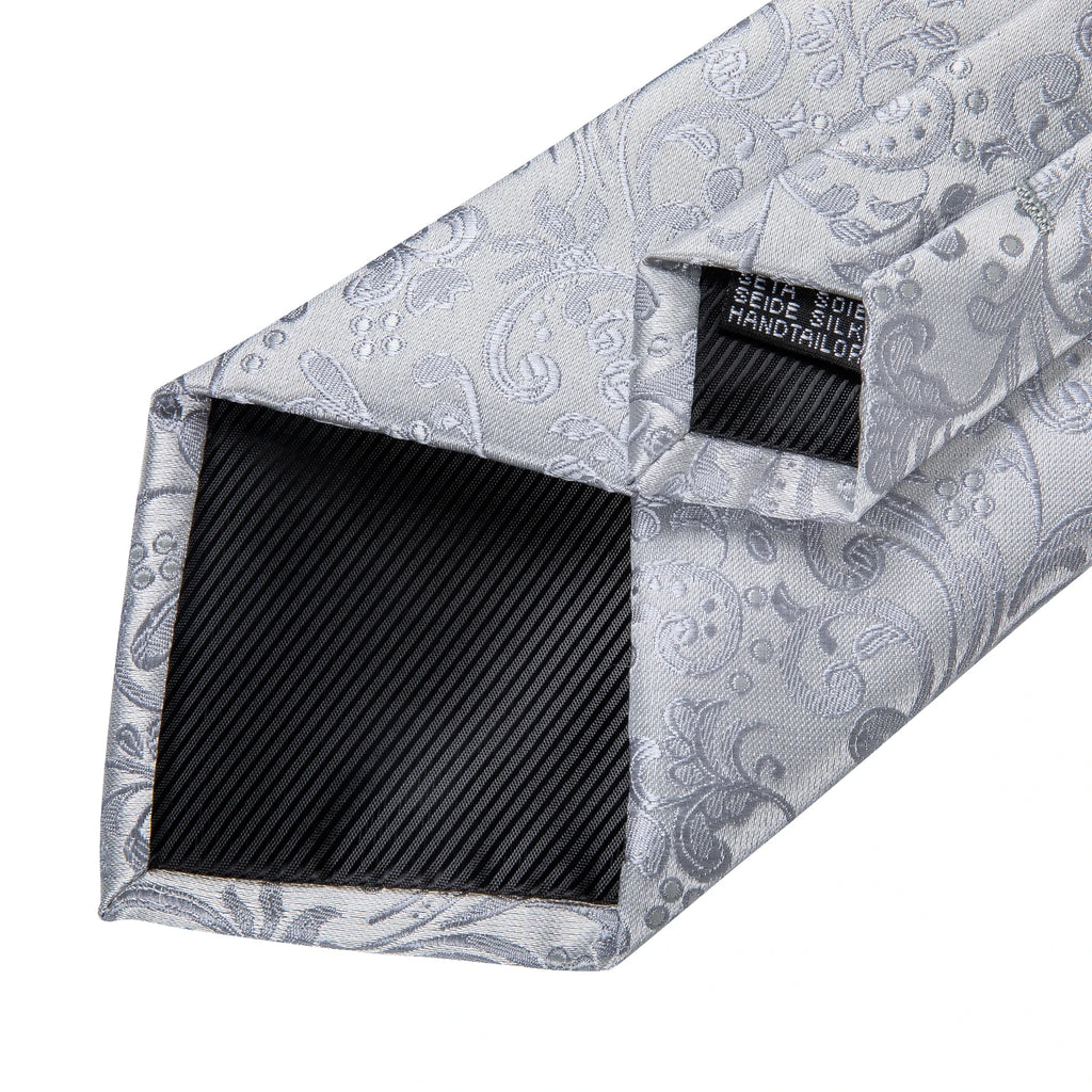 Cravate homme florale avec pince – CLEVI Paris