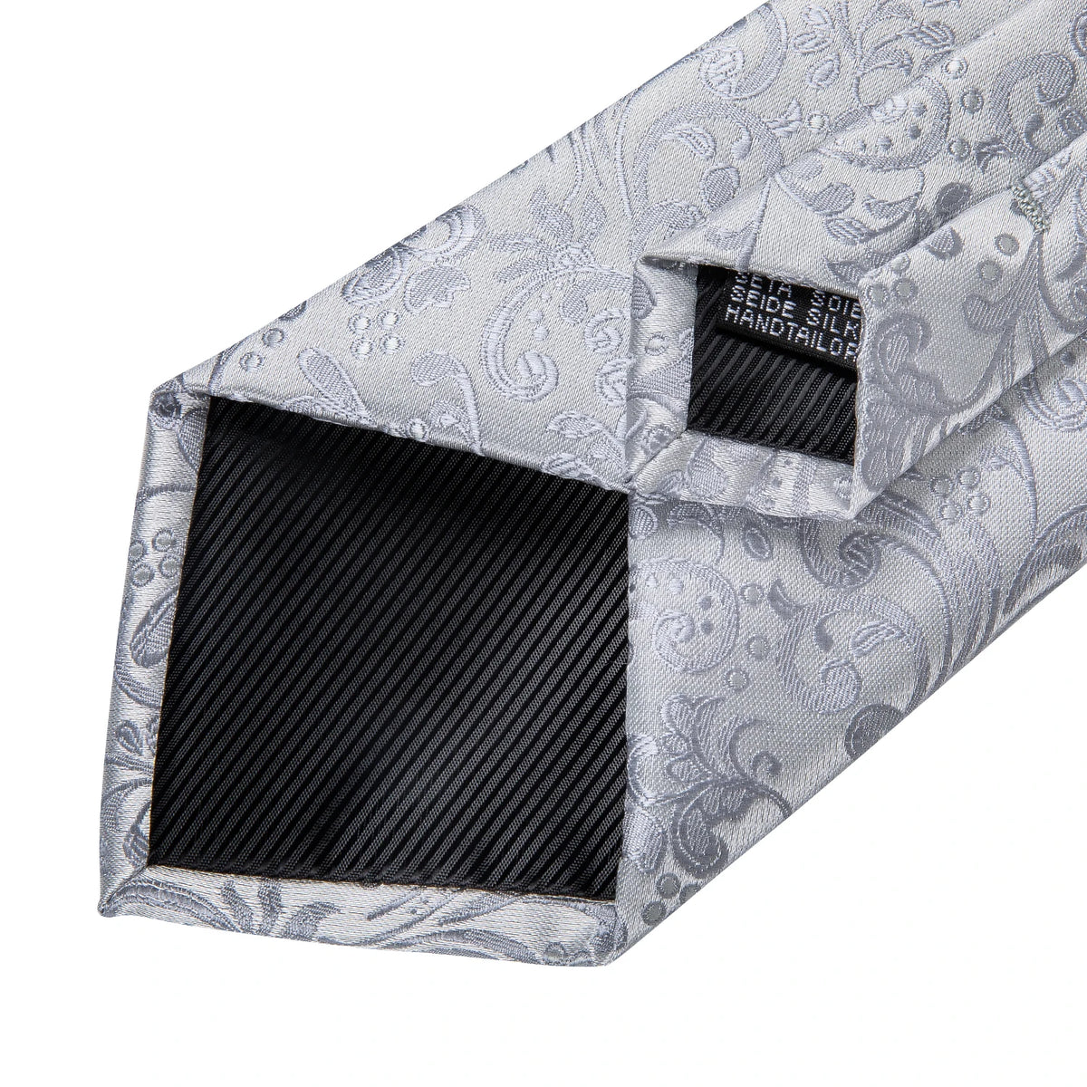 Cravate homme florale avec pince – CLEVI Paris