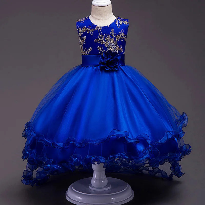 Robe fille brodée FD178 et FD028 – CLEVI Paris