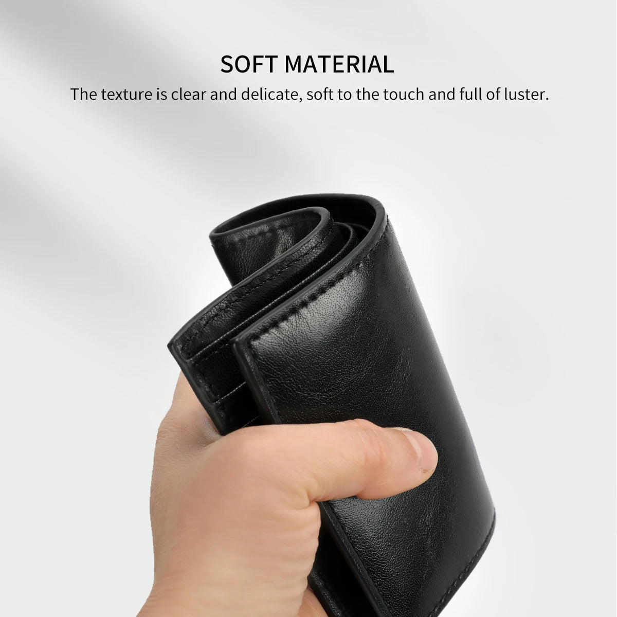 Portefeuille Slim Homme Anti-RFID Cuir PU Léger Boîte Cadeau – CLEVI Paris