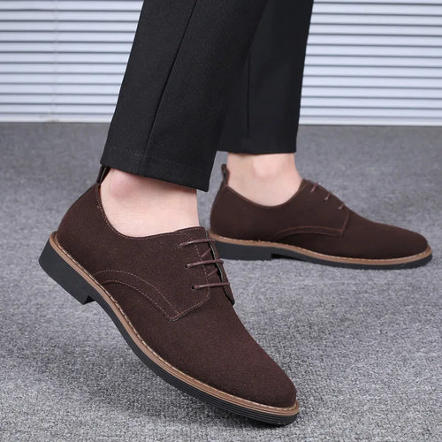 Chaussures Oxford Homme Daim | Lacets Casual Sport Respirantes
