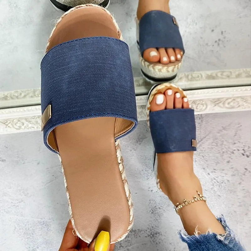 Sandales femme compensées à plateforme – CLEVI Paris