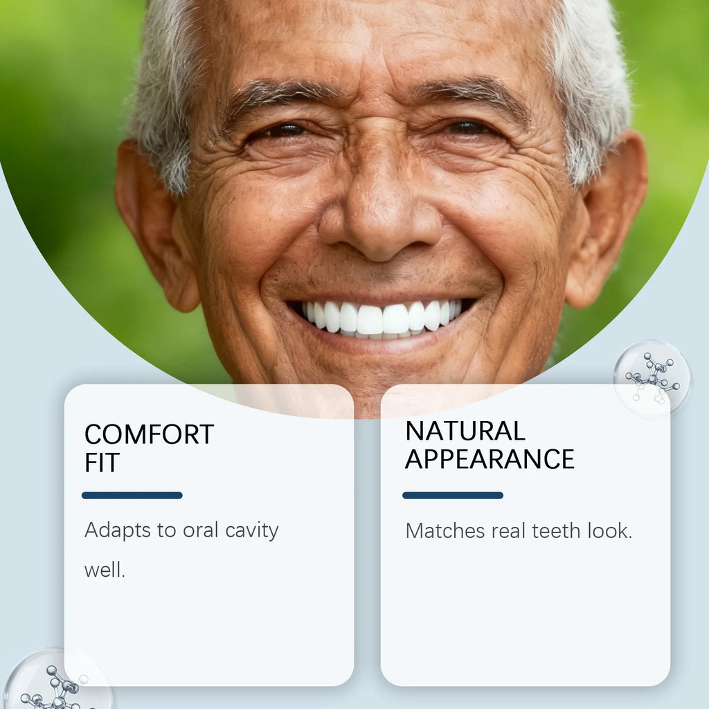 Kit Prothèse Dentaire Silicone Ajustable | Sourire Naturel & Confort | Homme & Femme – CLEVI Paris