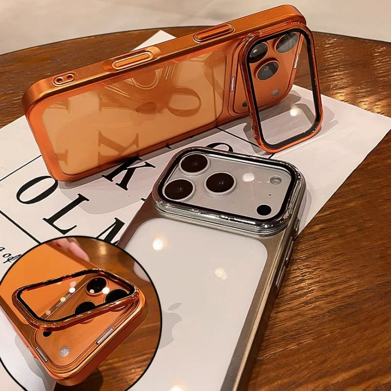 Coque iPhone transparente avec support – CLEVI Paris