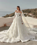 Robe de mariée princesse en dentelle et tulle – CLEVI Paris