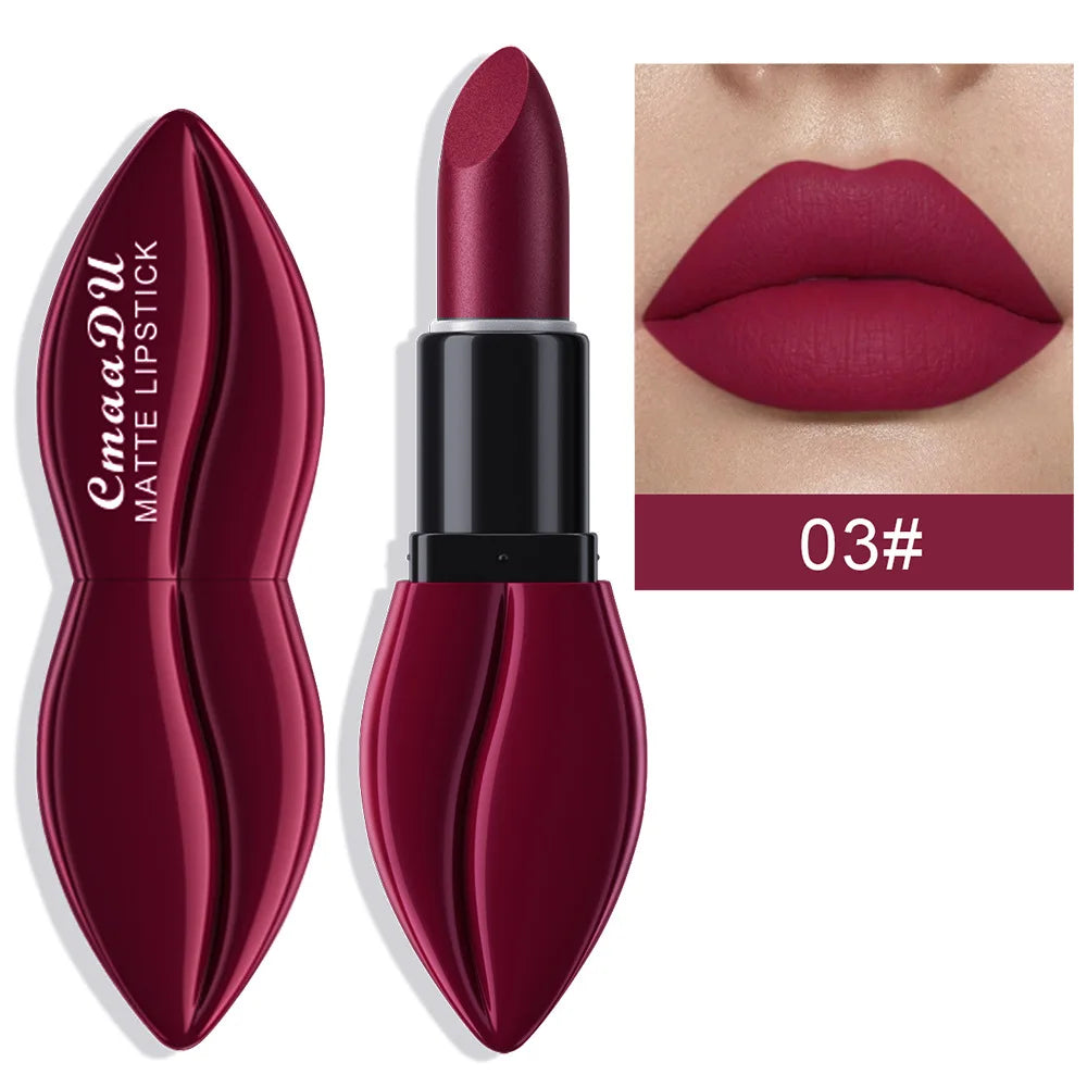 Rouge à Lèvres Mat Waterproof Longue Tenue — Velvet Nude & Pigmenté – CLEVI Paris