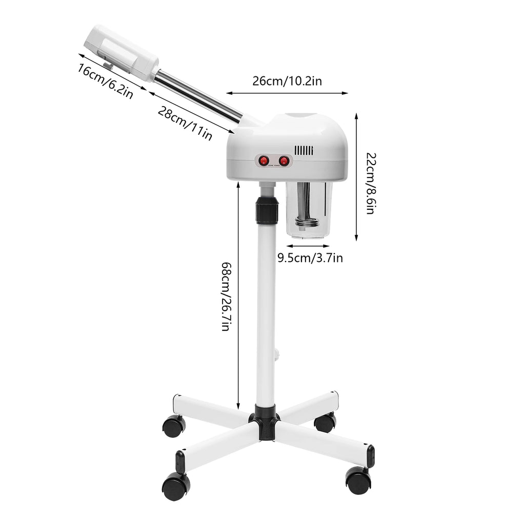Vaporisateur facial sur pied 800 W – CLEVI Paris