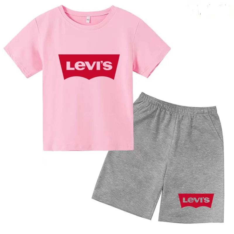 Ensemble enfant t-shirt et short imprimé – CLEVI Paris