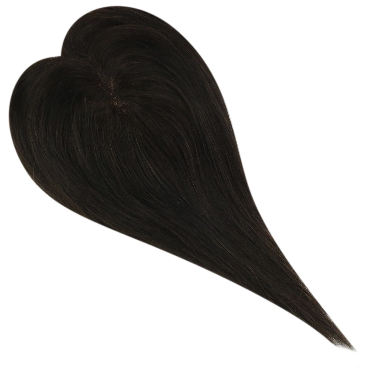 Topper Capillaire 100% Cheveux Humains Remy – Base Mono 13x13cm avec 4 Clips – CLEVI Paris