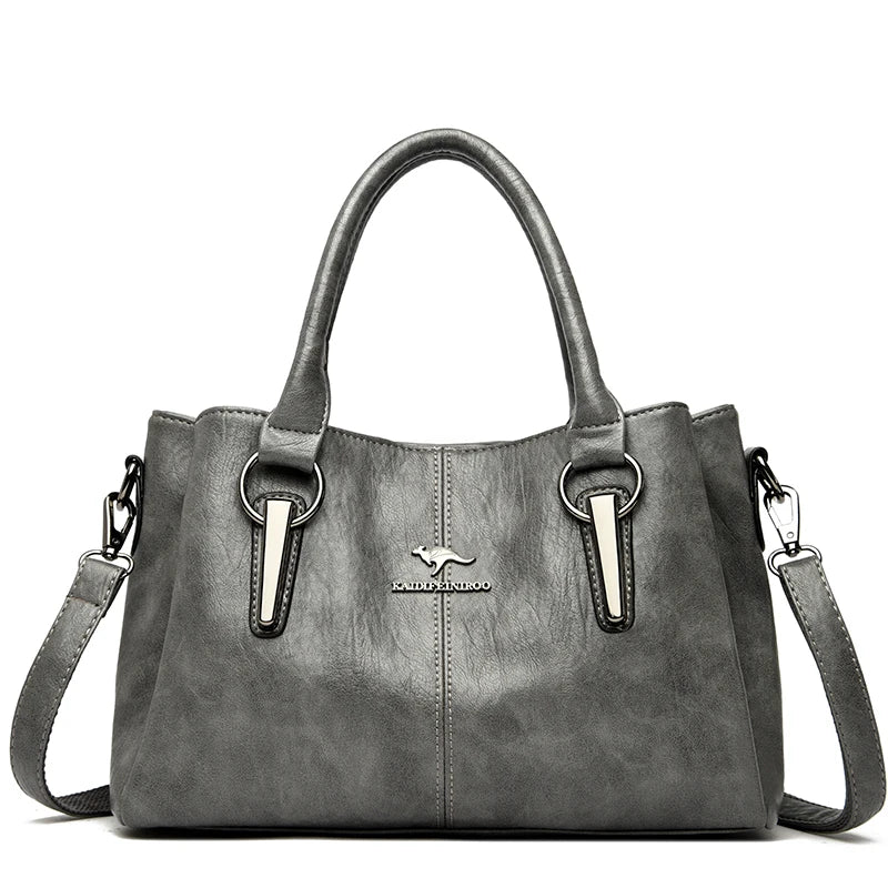 Sac fourre-tout femme en cuir véritable – CLEVI Paris