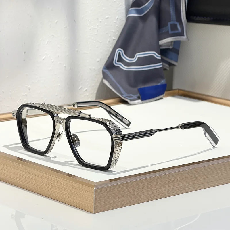 Lunettes homme Homotati pilote double pont – CLEVI Paris