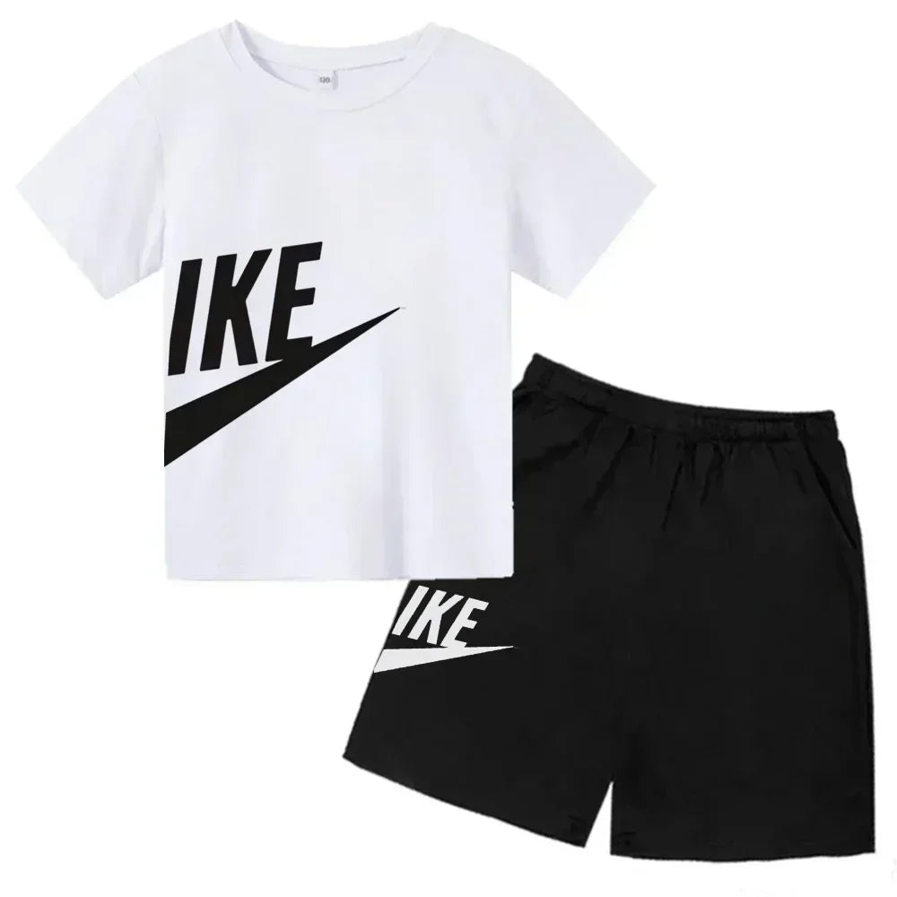 Ensemble enfant T-shirt et short en coton – CLEVI Paris