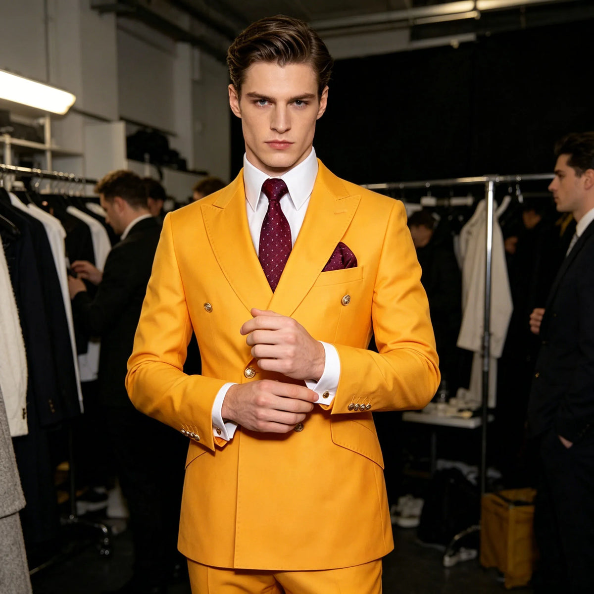 Costume croisé 2 pièces homme – CLEVI Paris
