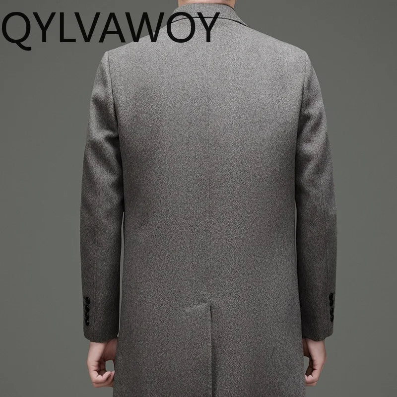 Manteau homme en laine à doublure amovible – CLEVI Paris