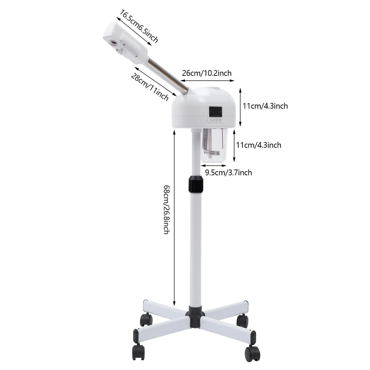 Vaporisateur facial DT-118 sur pied 600 ml – CLEVI Paris