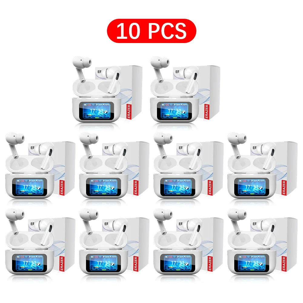 Écouteurs TWS ERAZER ANC Écran LCD Bluetooth 5.0 – CLEVI Paris