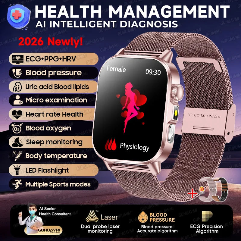 Montre connectée ET571 AMOLED 2″ – CLEVI Paris