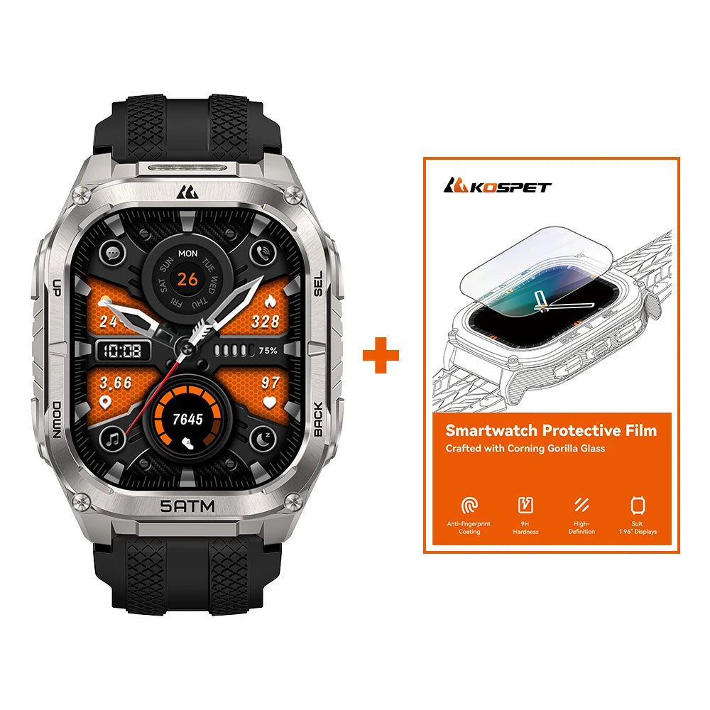 Montre KOSPET TANK M4C GPS et lampe LED – CLEVI Paris