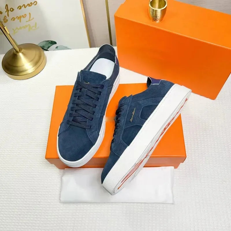 Sneakers Cuir Blanc Plateforme Unisexe – CLEVI Paris