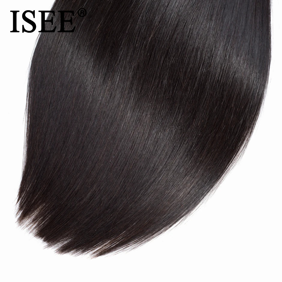 Extensions Cheveux Humains Straight Brésiliennes Remy Hair 3 Mèches Non Traitées – CLEVI Paris