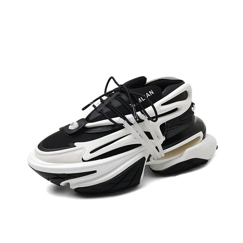 Sneakers Respirantes Chunky Unisexe Semelle Caoutchouc – CLEVI Paris