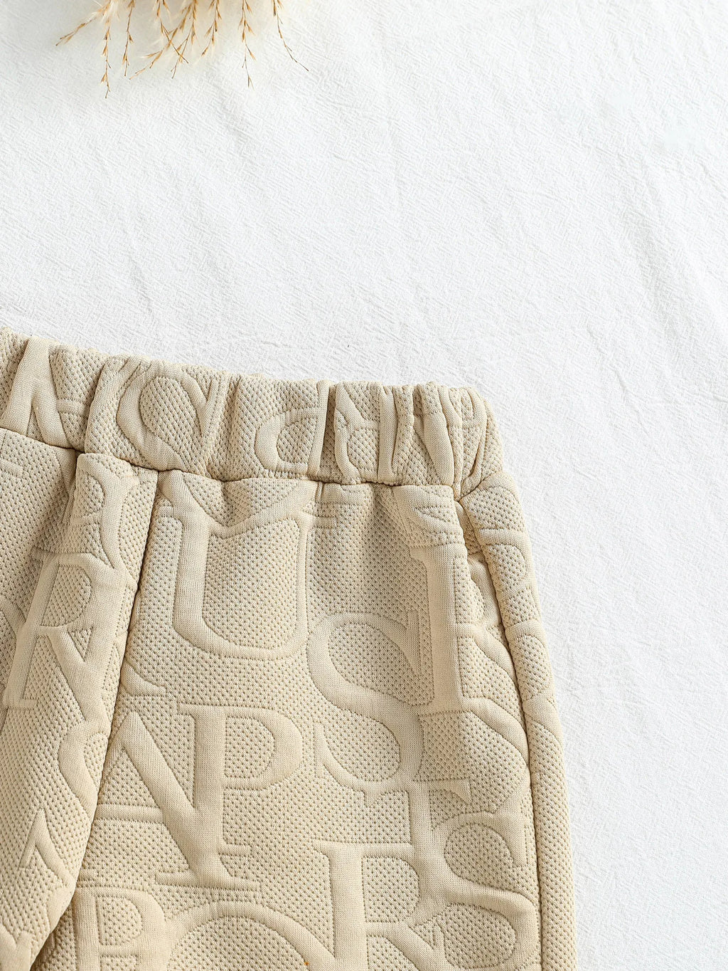 Ensemble garçon uni haut à col et short – CLEVI Paris