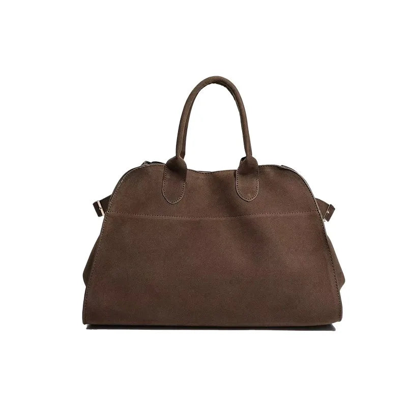 Grand Fourre-Tout Femme Cuir PU Vintage Boucle 39x27x25cm – CLEVI Paris