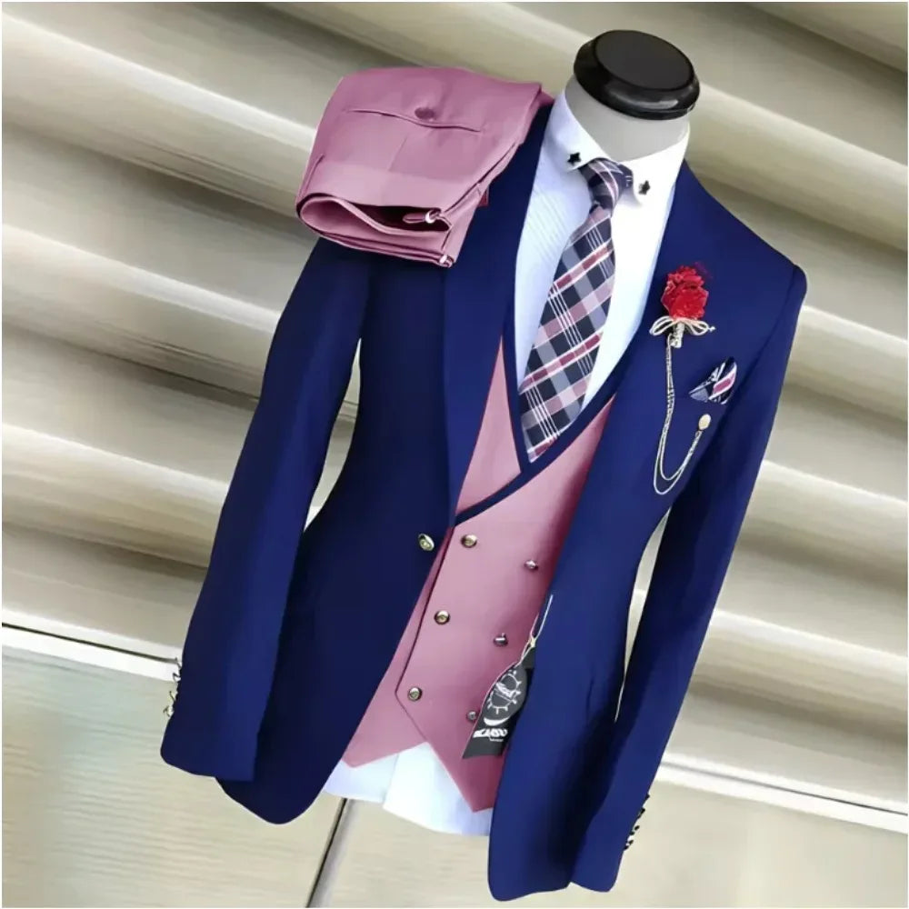 Costume homme 3 pièces, coupe slim – CLEVI Paris