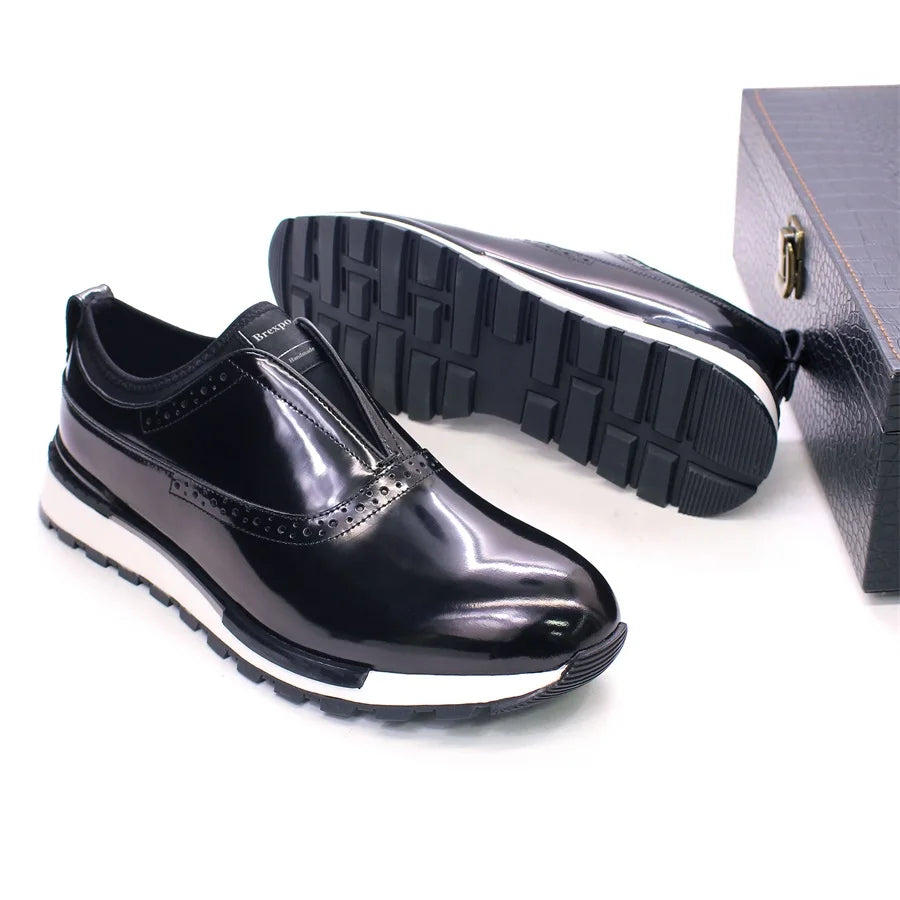 Chaussures homme en cuir à enfiler G22-32 – CLEVI Paris