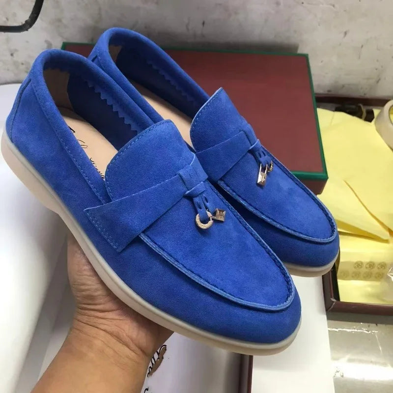 Mocassins unisexes en microfibre – CLEVI Paris