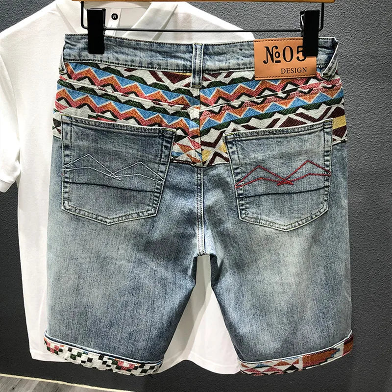 Short en Jean Homme Déchiré Style Rétro – CLEVI Paris