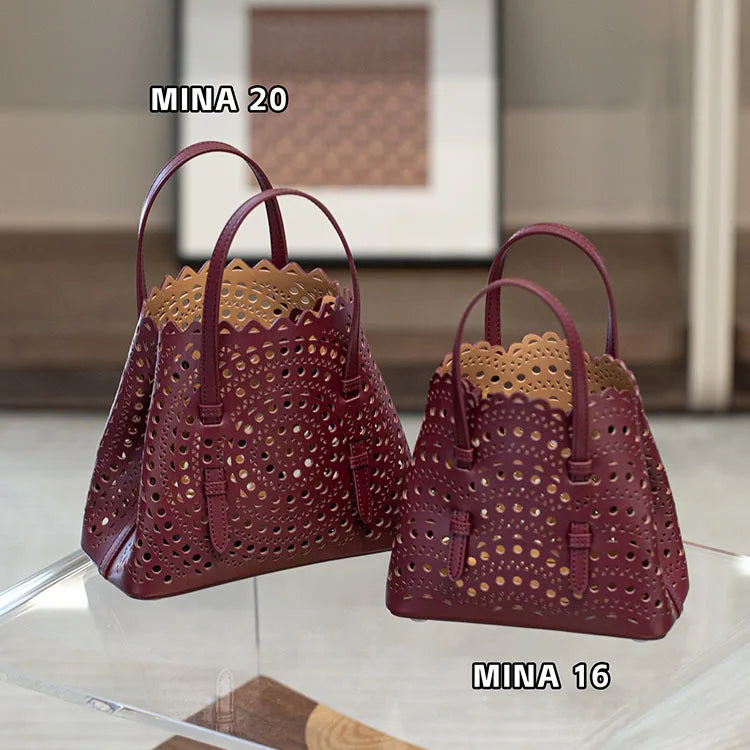 Sac seau femme ajouré, trois formats – CLEVI Paris