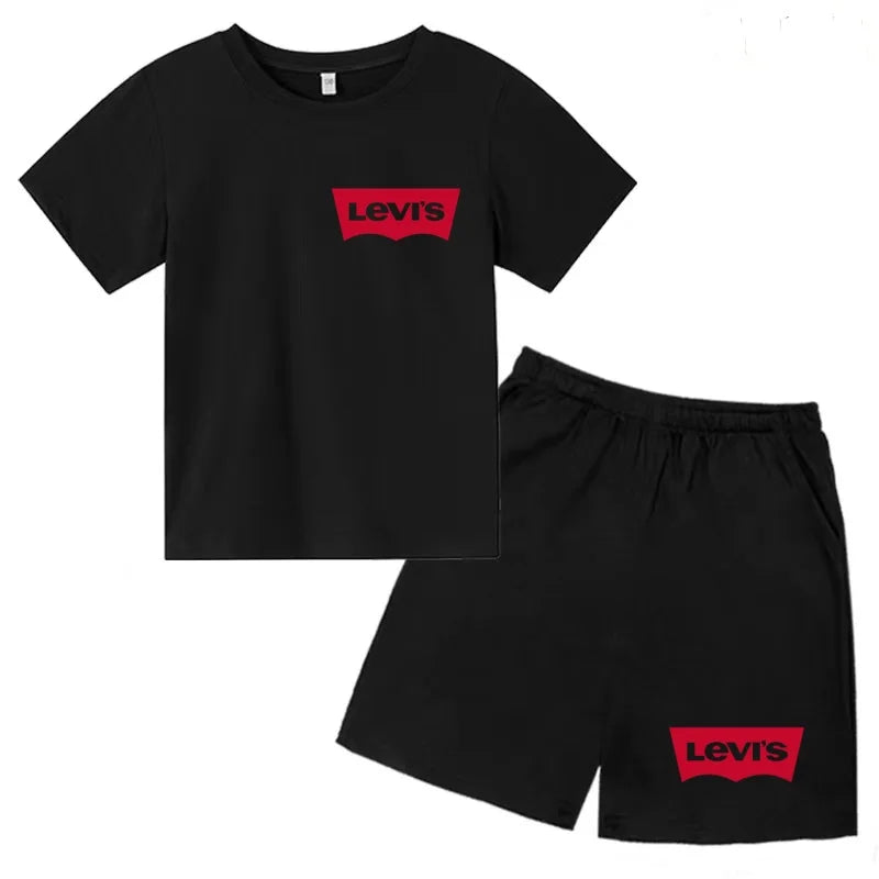 Ensemble enfant t-shirt et short imprimé – CLEVI Paris