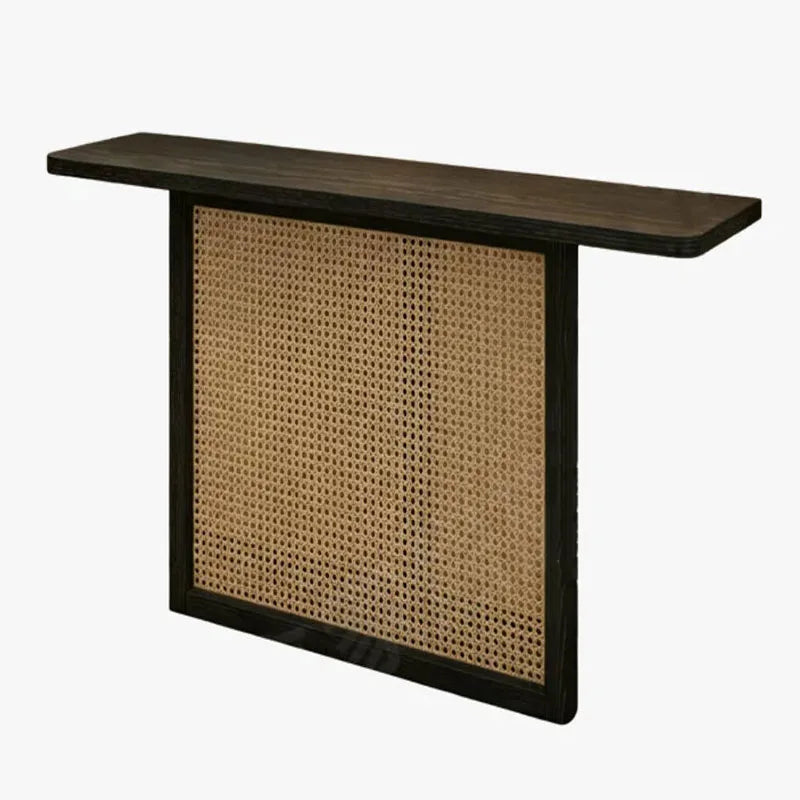 Console en chêne rouge avec tiroirs – CLEVI Paris