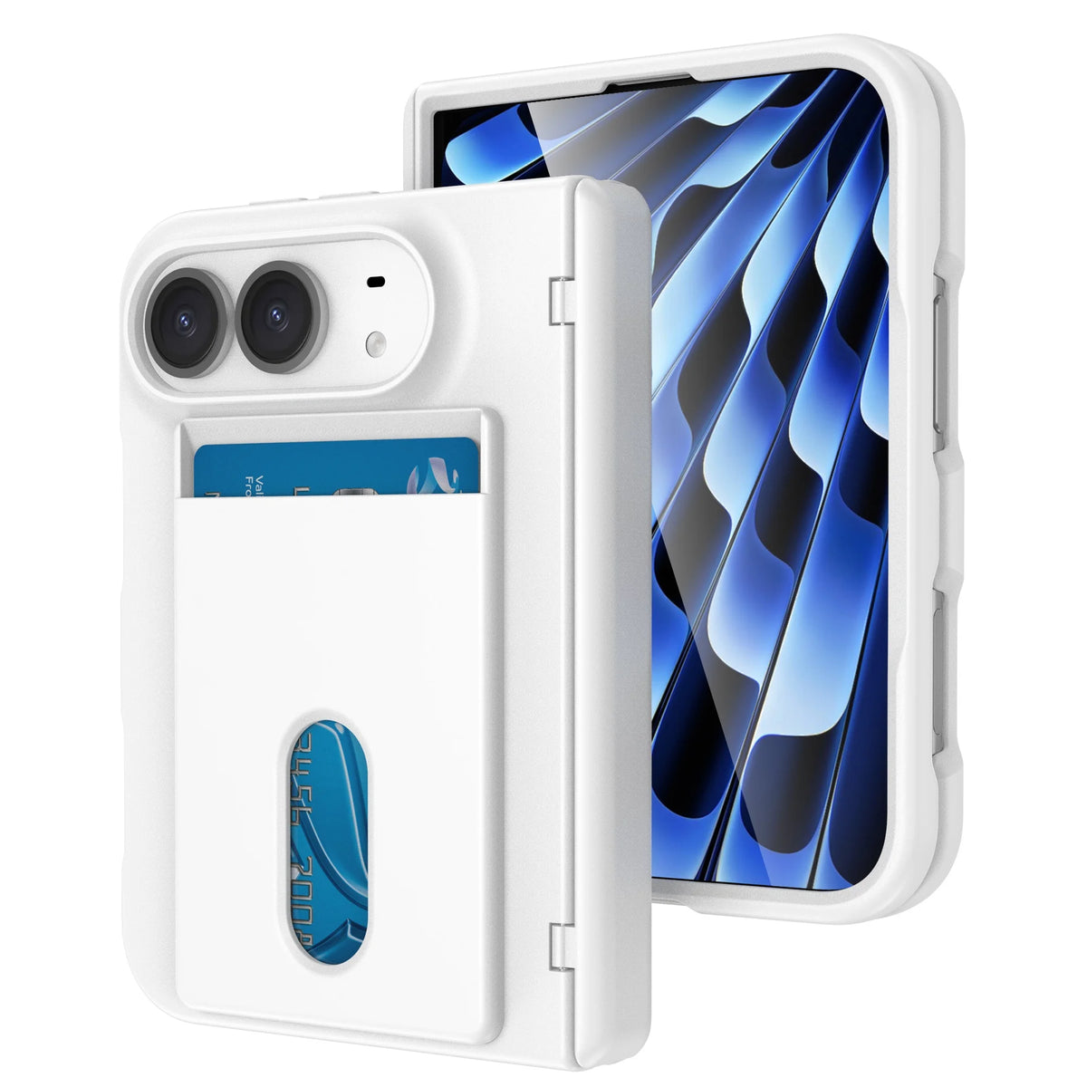 Étui iPhone Duo porte-cartes à charnière – CLEVI Paris