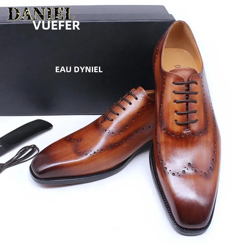 Richelieus Oxford en cuir à lacets – CLEVI Paris