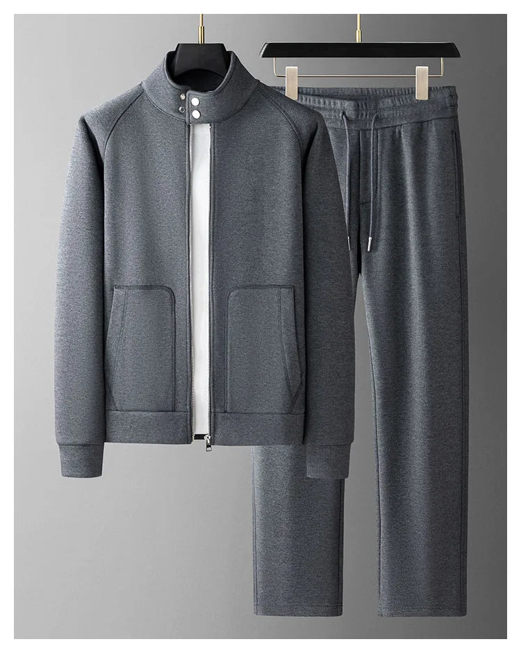 Ensemble homme épais à col montant zippé – CLEVI Paris