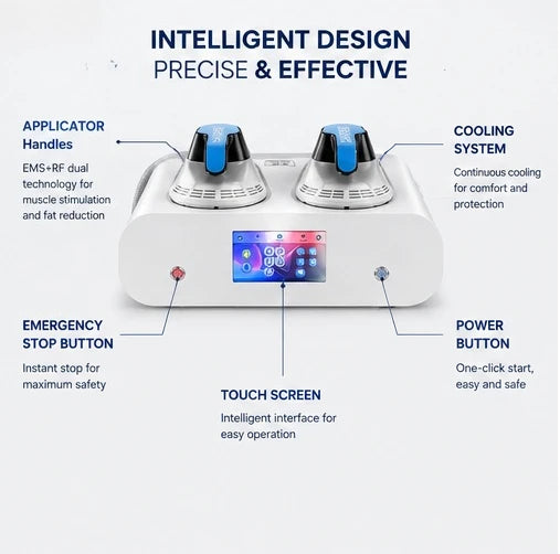 Appareil EMS/HIEMT et RF pour le corps – CLEVI Paris
