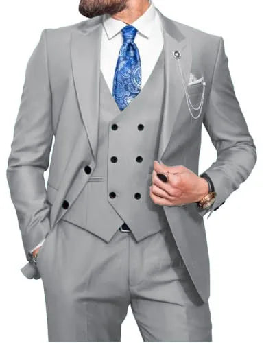 Costume 3 pièces homme coupe ajustée – CLEVI Paris