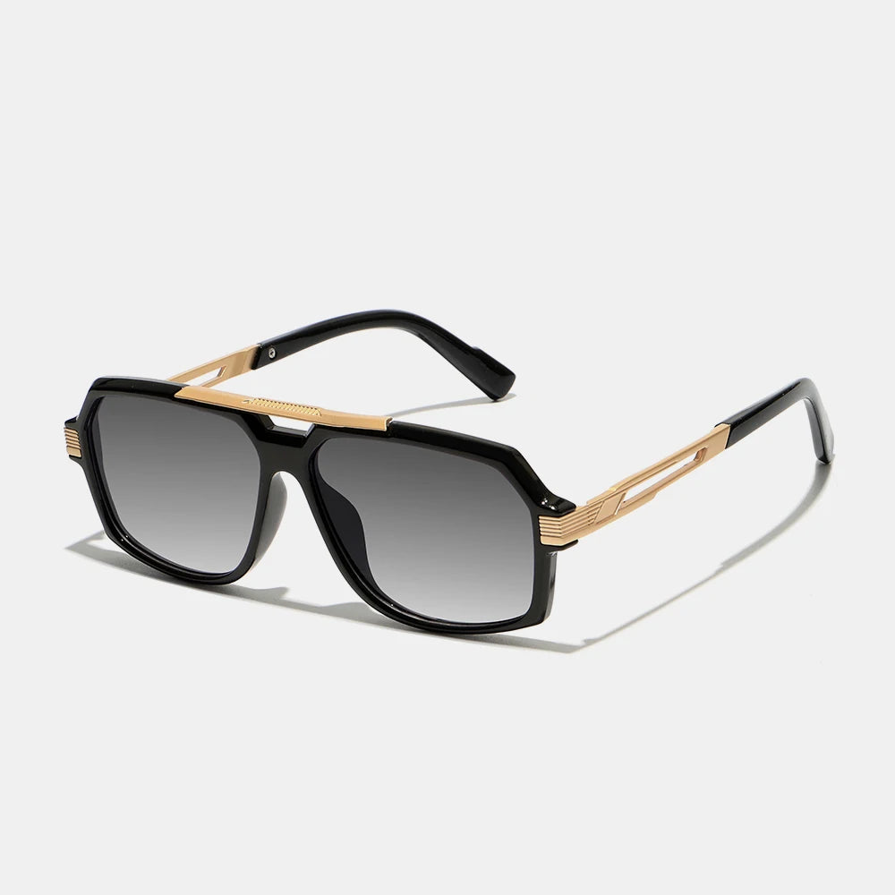 Lunettes de Soleil Aviateur Double Pont Polycarbonate Dégradé UV400 Unisexe – CLEVI Paris