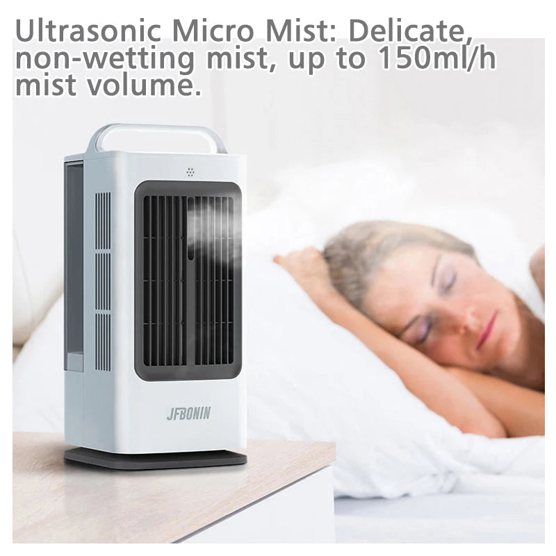 Rafraîchisseur d’air portable 3 vitesses – CLEVI Paris