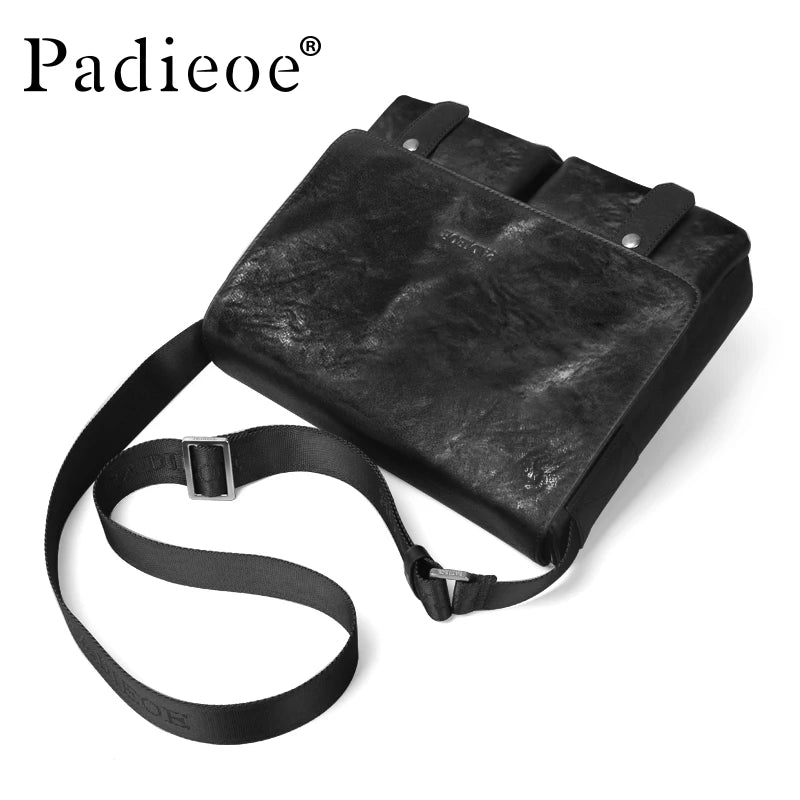 Sac Bandoulière Cuir Végétal Homme Padieoe Business – CLEVI Paris