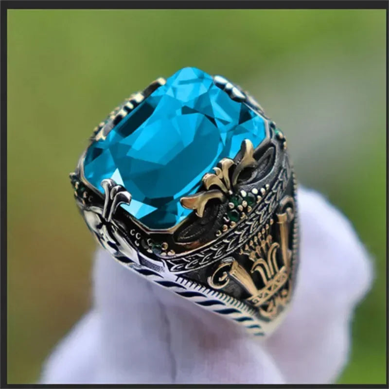 Bague Unisexe Zirconium Motif Géométrique – CLEVI Paris