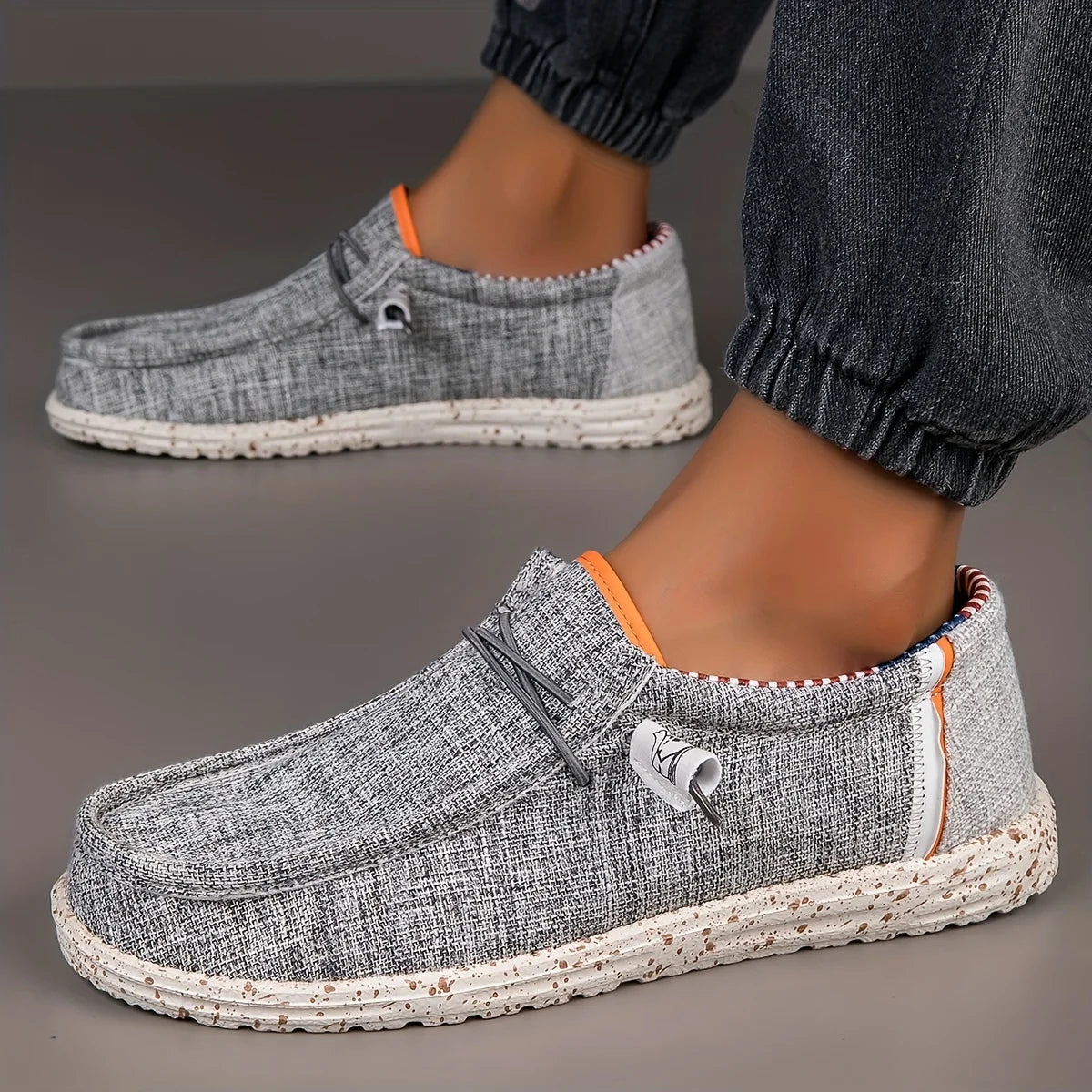 Sneakers Canvas Slip-On Homme Légers – CLEVI Paris