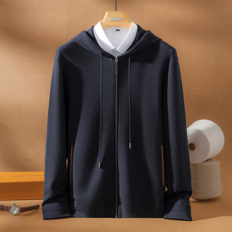 Ensemble homme cachemire à capuche – CLEVI Paris